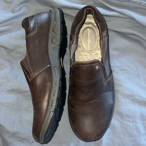 Eddie Bauer Men’s Brown Leather Slip On Size 11